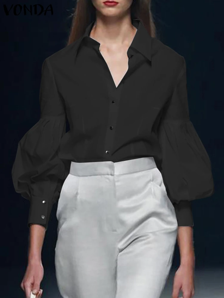 Women Shirts 2024 Fashion Long Sleeve Elegant Office OL Blouse VONDA Casual Solid Color Tops Femininas Lapel Neck Blusa Oversize
Women Shirts 2024 Fashion Long Sleeve Elegant Office OL Blouse VONDA Casual Solid Color Tops Femininas Lapel Neck Blusa Oversize