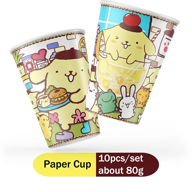 MINISO Санрио Пом Пом Пурин картонная посуда для детского праздника
MINISO Санрио Пом Пом Пурин картонная посуда для детского праздника