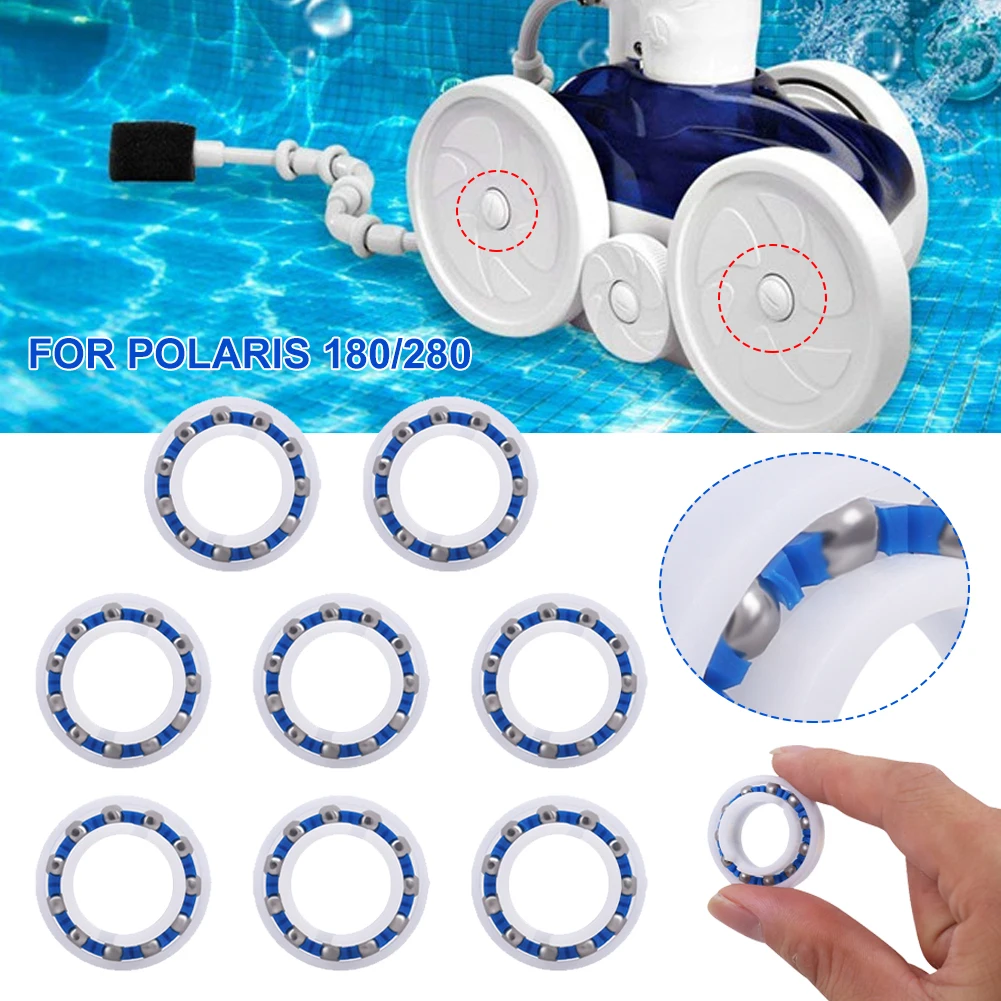 4/8Pcs C60 Pool Cleaner Wheel Bearing Part For Polaris 180 280 Roller Bearing Replacement Parts Swimming Pool Parts Tool
4/8Pcs C60 Pool Cleaner Wheel Bearing Part For Polaris 180 280 Roller Bearing Replacement Parts Swimming Pool Parts Tool