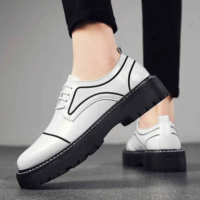 Men's Shoes Spring 2023 New Men's Business Formal Casual Leather Shoes Chef Black Working Labor Protection Trendy Shoes Youth
Men's Shoes Spring 2023 New Men's Business Formal Casual Leather Shoes Chef Black Working Labor Protection Trendy Shoes Youth