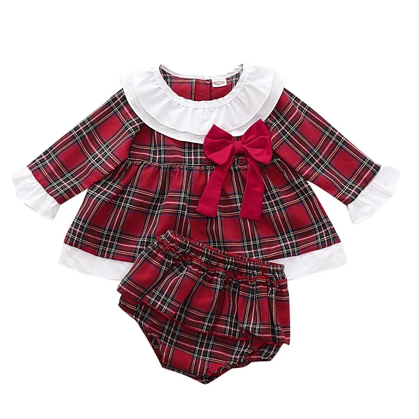 Infant Toddler Baby Girl Clothes Suit Long Sleeve Lattice Marry Christmas T-Shirt + Shorts 2PCS Newborn Baby Girl Outfit Suit
Infant Toddler Baby Girl Clothes Suit Long Sleeve Lattice Marry Christmas T-Shirt + Shorts 2PCS Newborn Baby Girl Outfit Suit