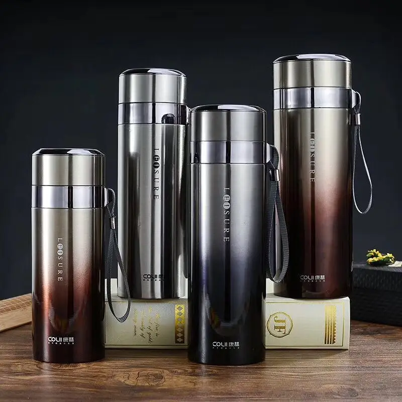 Thermo Bottle 304 Stainless Steel Large Capacity Sports Bottle Vacuum Thermos Rope Outdoor Thermal Water Bottle
Thermo Bottle 304 Stainless Steel Large Capacity Sports Bottle Vacuum Thermos Rope Outdoor Thermal Water Bottle