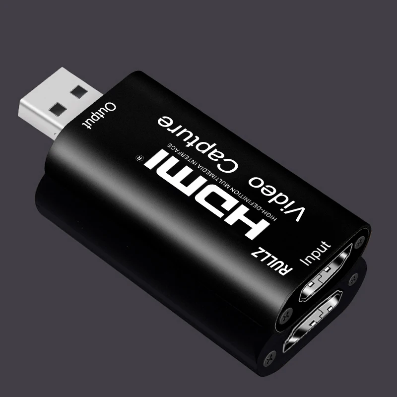 Rullz Mini Video Capture Card USB 2.0 HDMI Video Grabber Game HD Camera Recording Box Live Streaming Plate Compatible USB 3.0 PC
Rullz Mini Video Capture Card USB 2.0 HDMI Video Grabber Game HD Camera Recording Box Live Streaming Plate Compatible USB 3.0 PC