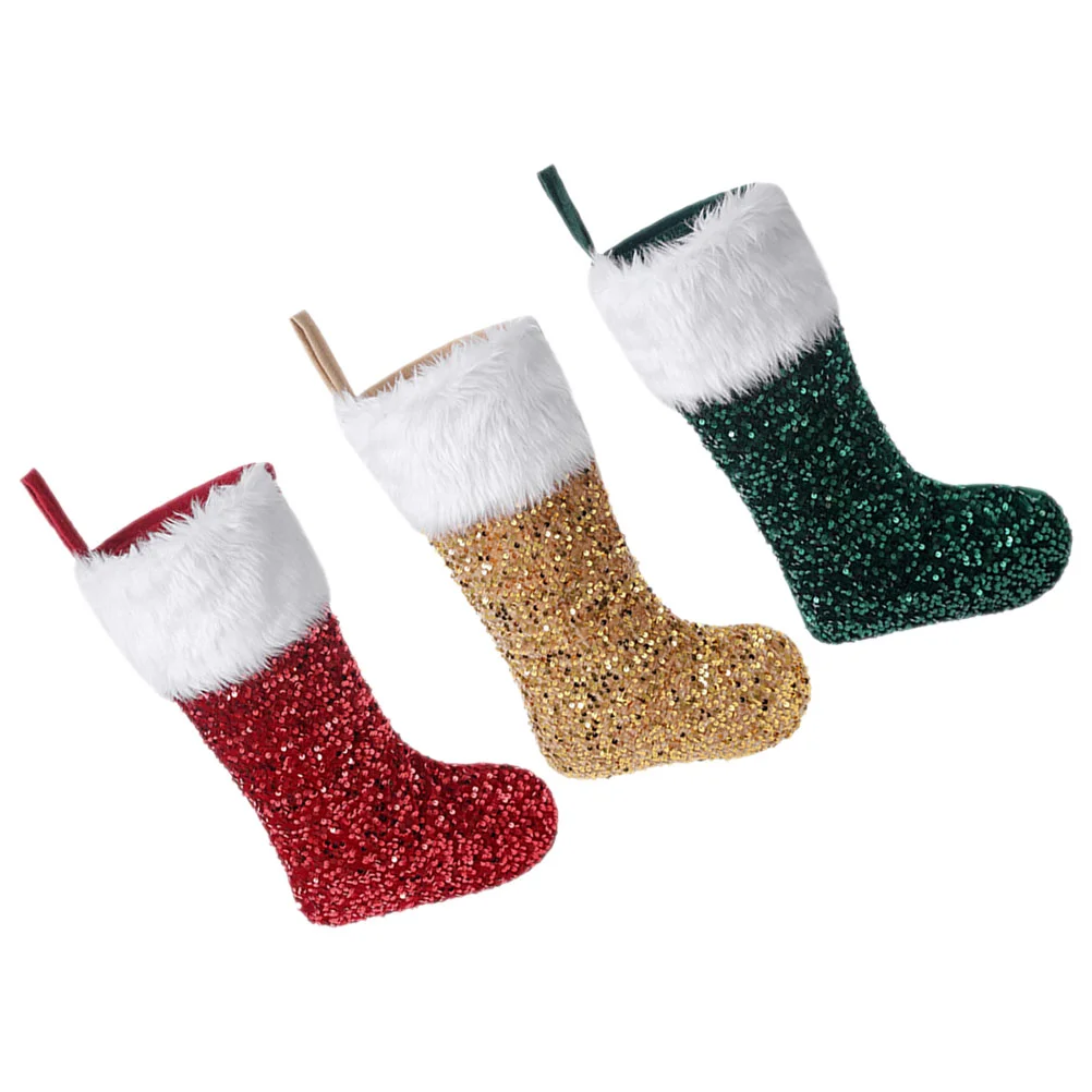 3 Pcs Decor Christmas Stocking Festival Gift Bag Pendant Xmas Hanging Fabric Sock Child Stockings
3 Pcs Decor Christmas Stocking Festival Gift Bag Pendant Xmas Hanging Fabric Sock Child Stockings