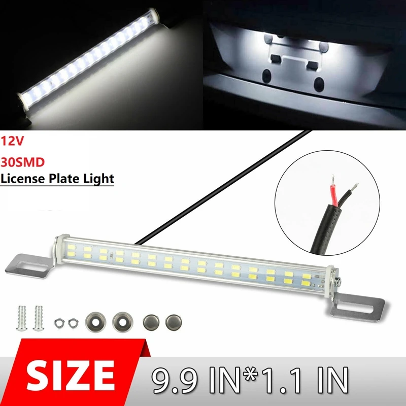 License Plate Light Universal License Plate Mount High Power LED Back Up Light For Car SUV Truck RV White
License Plate Light Universal License Plate Mount High Power LED Back Up Light For Car SUV Truck RV White