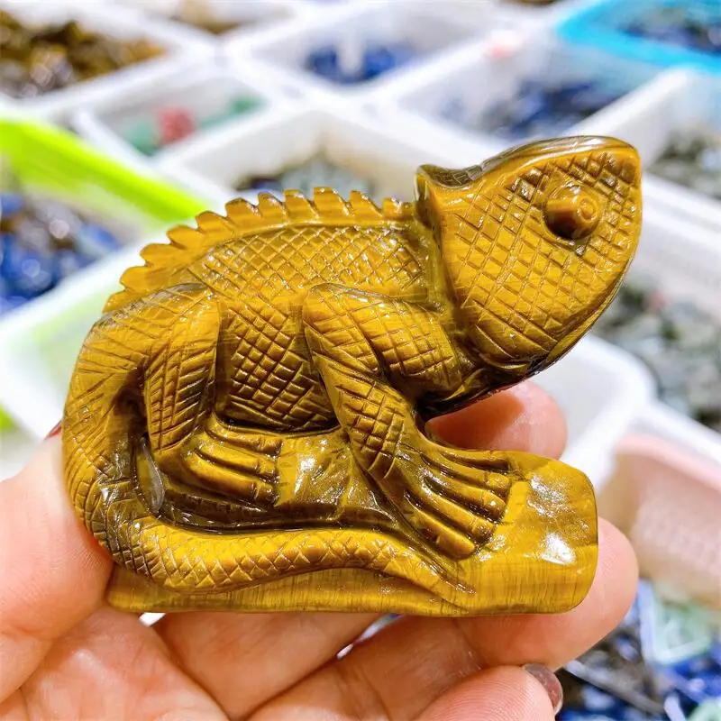 Натуральный тигровый глаз 8,5 см, ящерица, Хрустальная резьба, ремесла, животное, модный лечебный камень, украшение для дома, подарок, 1 шт.
Натуральный тигровый глаз 8,5 см, ящерица, Хрустальная резьба, ремесла, животное, модный лечебный камень, украшение для дома, подарок, 1 шт.
