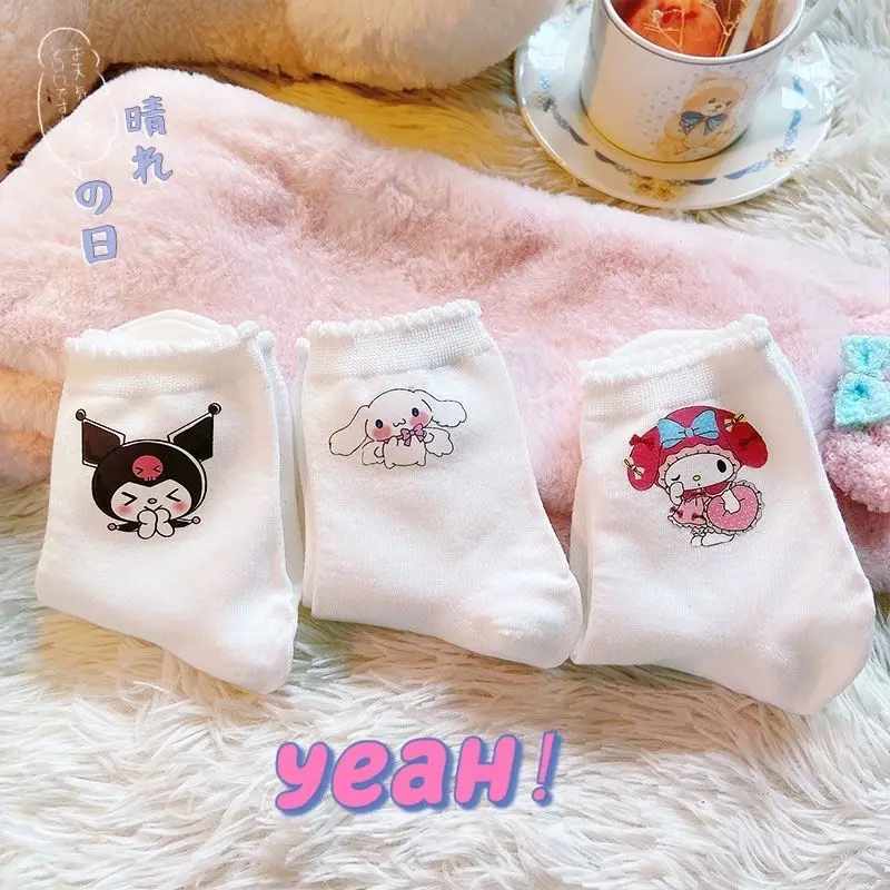 Kuromi Kawaii Sanrio милые Мультяшные носки Mymelody Cinnamoroll простые чулки аниме спортивные носки для девочек подарок на день рождения
Kuromi Kawaii Sanrio милые Мультяшные носки Mymelody Cinnamoroll простые чулки аниме спортивные носки для девочек подарок на день рождения
