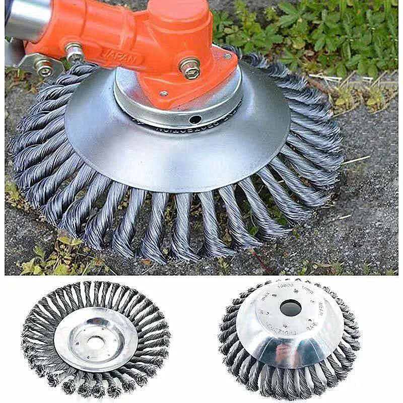 6 Inch Steel Wire Wheel Garden Weed Brush Lawn Mower Grass Eater Trimmer Brush Cutter Tools Garden Grass Trimmer Head Weed Brush
6 Inch Steel Wire Wheel Garden Weed Brush Lawn Mower Grass Eater Trimmer Brush Cutter Tools Garden Grass Trimmer Head Weed Brush