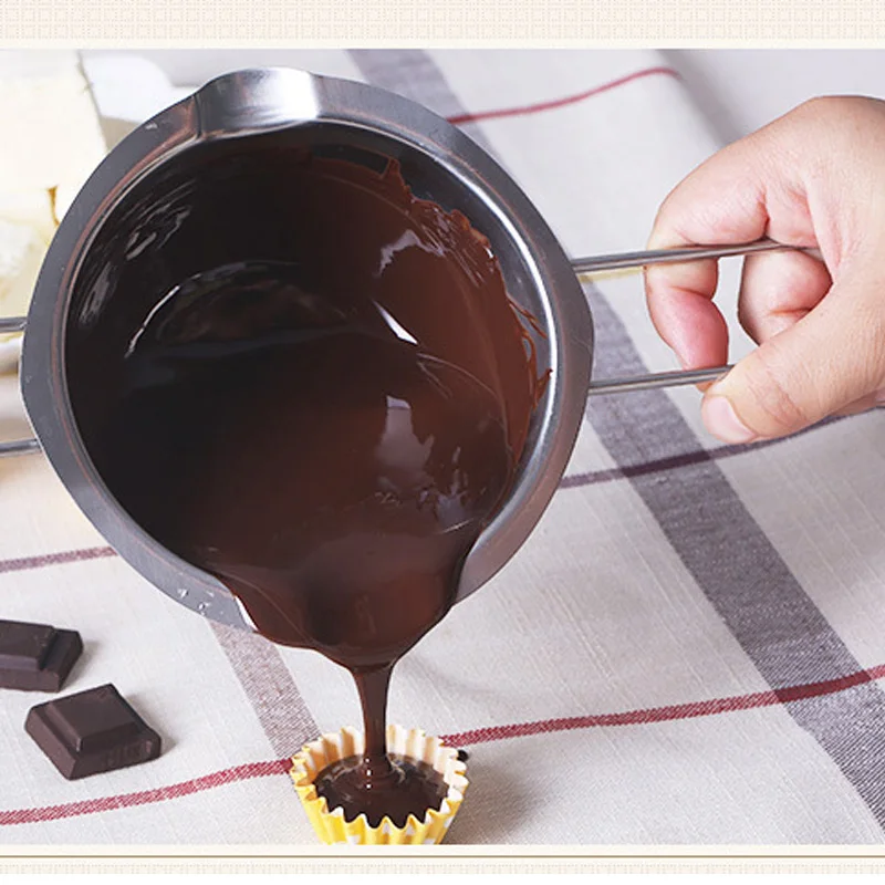 Kitchen Butter Stainless Steel Chocolate Melting Pot Double Boiler Milk Bowl Butter Candy Warmer Pastry Baking Tools Cookware
Kitchen Butter Stainless Steel Chocolate Melting Pot Double Boiler Milk Bowl Butter Candy Warmer Pastry Baking Tools Cookware