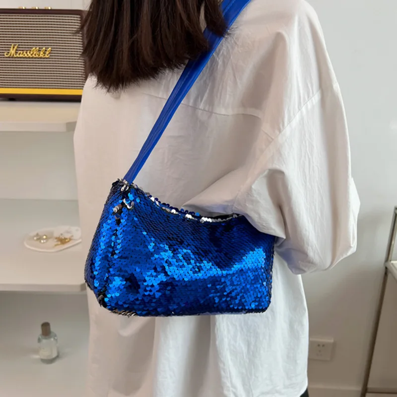 Sequined Small Square Bags Women New Underarm Bag Fashion Summer Shoulder Messenger Bag Luxury Designer Purses and Handbags
Sequined Small Square Bags Women New Underarm Bag Fashion Summer Shoulder Messenger Bag Luxury Designer Purses and Handbags