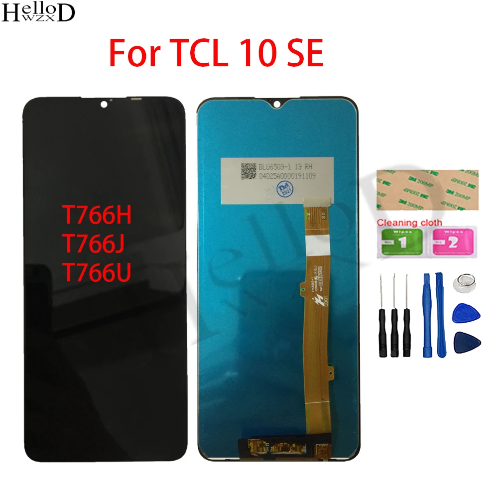 ЖК-дисплей 6,52 дюйма для TCL 10SE, экран для TCL 10 SE, T766H, T766J, T766U, детали для замены цифрового преобразователя в сборе
ЖК-дисплей 6,52 дюйма для TCL 10SE, экран для TCL 10 SE, T766H, T766J, T766U, детали для замены цифрового преобразователя в сборе