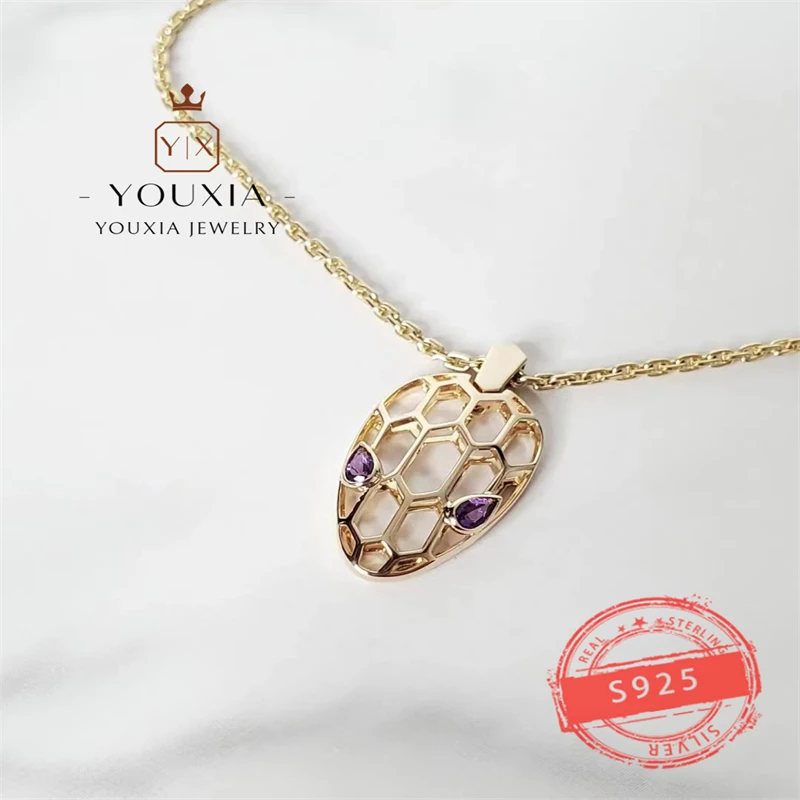 1:1 Hot selling European and American s925 Silver rose gold snake bone fashion Couple Necklace Luxury Jewelry necklace for women
1:1 Hot selling European and American s925 Silver rose gold snake bone fashion Couple Necklace Luxury Jewelry necklace for women