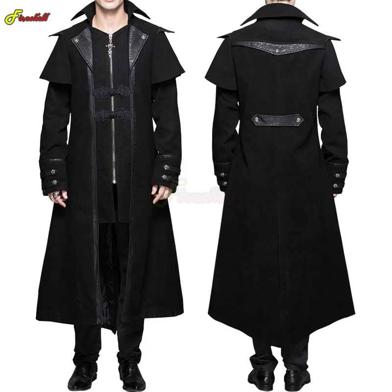 Mens Medieval Steampunk Tuxedo Gothic Vintage Renaissance Jackets Victorian Halloween Cosplay Costume Carnival Party Gown Coats
Mens Medieval Steampunk Tuxedo Gothic Vintage Renaissance Jackets Victorian Halloween Cosplay Costume Carnival Party Gown Coats