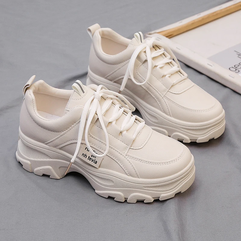 Women'S Microfiber Leather Sports Shoes Platform Sneakers Flats Autumn Femmes Heighten Lace-Up Breathable Casual Free Shipping
Women'S Microfiber Leather Sports Shoes Platform Sneakers Flats Autumn Femmes Heighten Lace-Up Breathable Casual Free Shipping