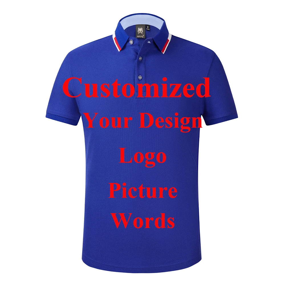 Company Logo Customized Polo T-shirt Summer Turn Down Collar Ribbed Elastic Short Sleeve Tee Slit Elegant Business Polo Shirt
Company Logo Customized Polo T-shirt Summer Turn Down Collar Ribbed Elastic Short Sleeve Tee Slit Elegant Business Polo Shirt