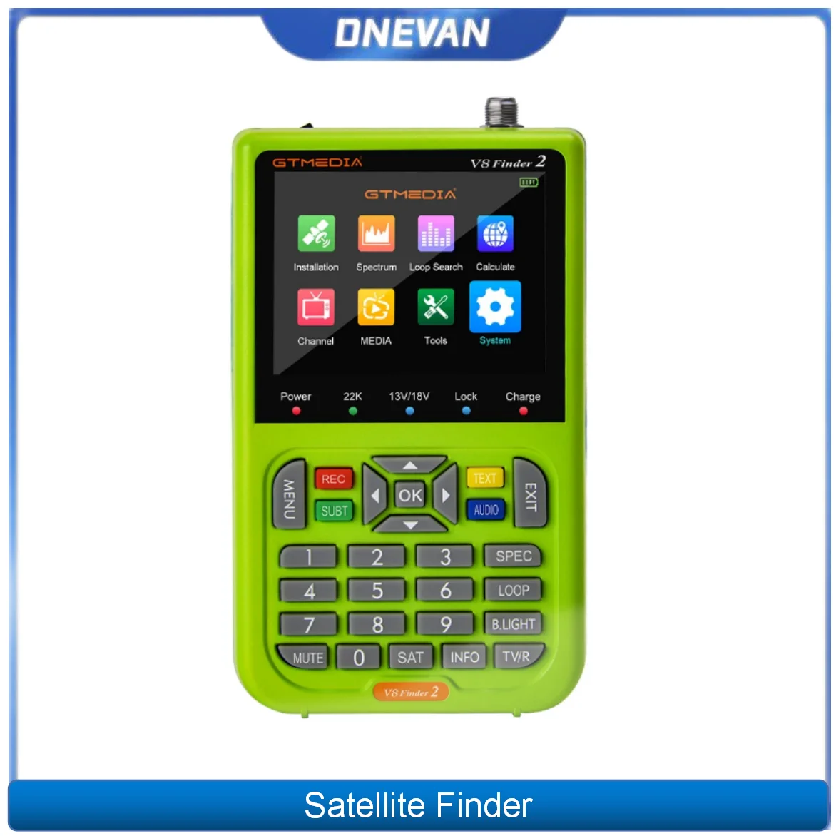 Новый спутниковый искатель GTMEDIA V8 Finder2 DVB-S/S2/S2X,MPEG-2/4 H.265(8 бит), петля поиска LNB для установки спутникового ТВ
Новый спутниковый искатель GTMEDIA V8 Finder2 DVB-S/S2/S2X,MPEG-2/4 H.265(8 бит), петля поиска LNB для установки спутникового ТВ