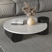 Nordic Coffee Corner Table Marble Accent Makeup Console Dining Tables Living Room Hotel Tocador Maquillaje Salon Furniture CJ020