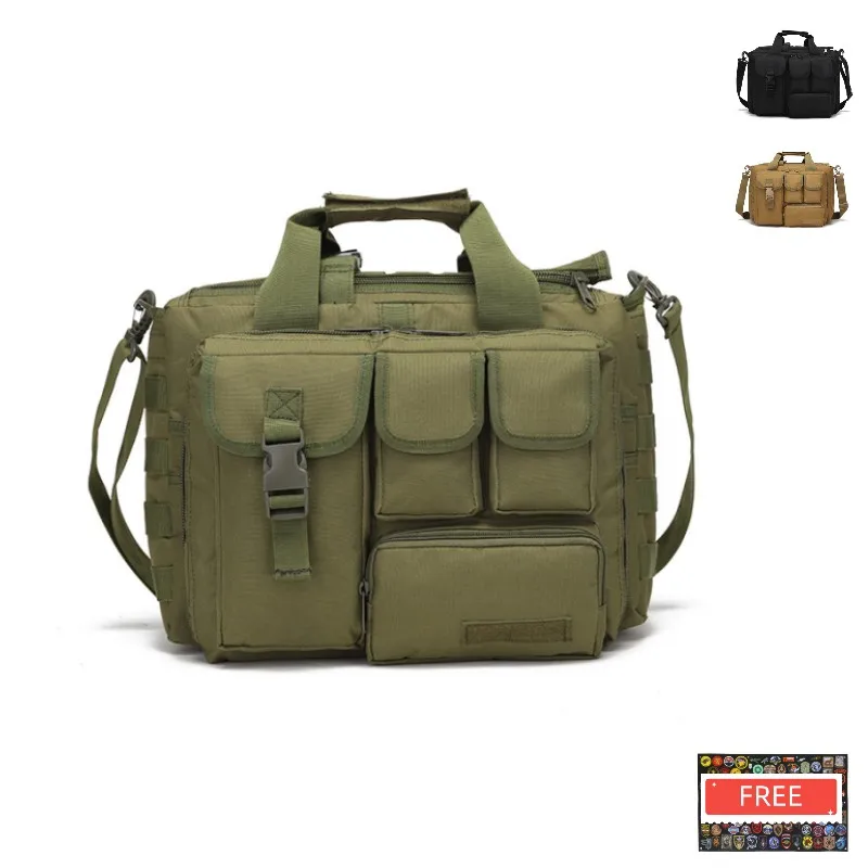 Military Backpack Tactical Molle Nylon Messenger Shoulder Bag Laptop Handbags Briefcase Outdoor Multifunction Climbing Bag
Military Backpack Tactical Molle Nylon Messenger Shoulder Bag Laptop Handbags Briefcase Outdoor Multifunction Climbing Bag