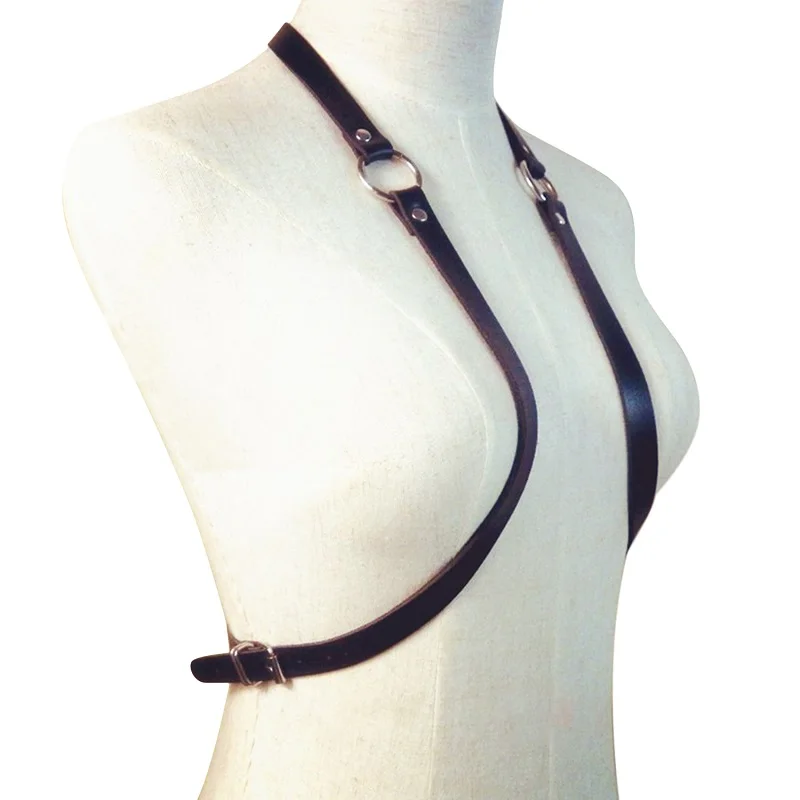 Sexy Mature For Women Men Gentleman Adjustable PU Leather Body Chest Harness Belt Black Punk Fancy Costume Clothing Accessories
Sexy Mature For Women Men Gentleman Adjustable PU Leather Body Chest Harness Belt Black Punk Fancy Costume Clothing Accessories
