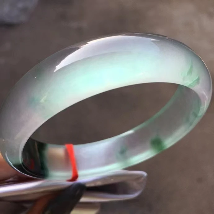 Natural 100% real Myanmar jadeite bangle flat bar jadeite bangle green jadeite for woman temperament gift bracelets 59.8mm 006
Natural 100% real Myanmar jadeite bangle flat bar jadeite bangle green jadeite for woman temperament gift bracelets 59.8mm 006