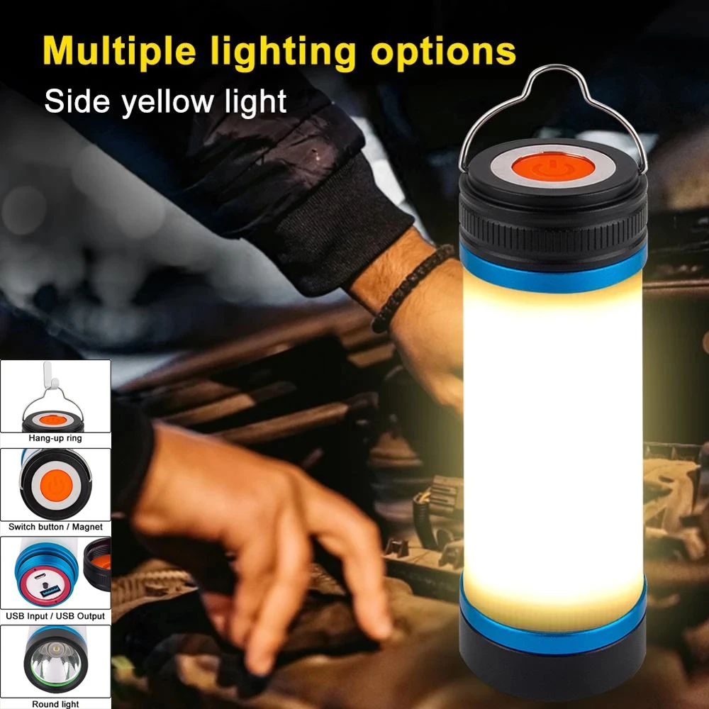 LED Torch Waterproof Work Light Camping Lamp With Magnet HookUSB Rechargeable LED Flashlight Portable Lantern Night Light
LED Torch Waterproof Work Light Camping Lamp With Magnet HookUSB Rechargeable LED Flashlight Portable Lantern Night Light
