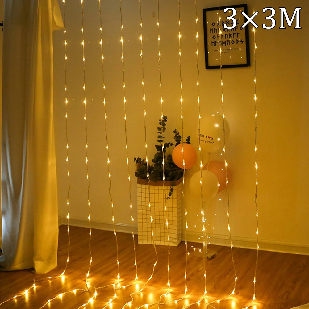 320 LED Water Waterfall String Light Curtain Lights Garland Fairy String Lights Decorations Lighting Parts Accessories
320 LED Water Waterfall String Light Curtain Lights Garland Fairy String Lights Decorations Lighting Parts Accessories