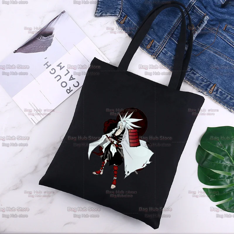 Shaman King Print Canvas Tote Black Bags Harajuku Casual Female Tote Eco Shopper Shoulder Bags
Shaman King Print Canvas Tote Black Bags Harajuku Casual Female Tote Eco Shopper Shoulder Bags