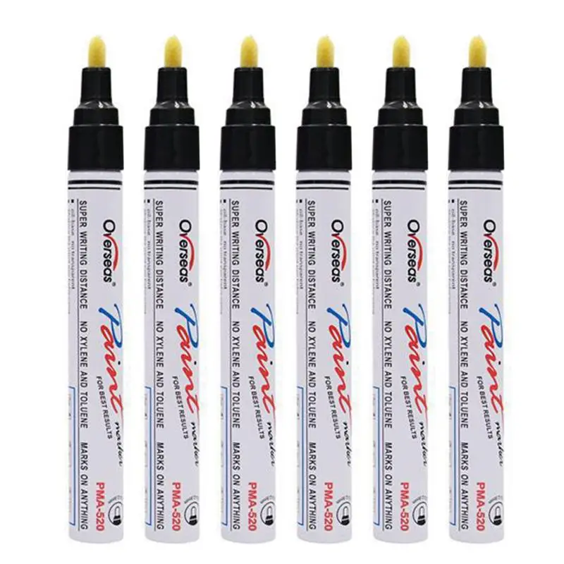Oil Based Paint Markers 6pcs/12pcs Tire Ink Paint Markers Waterproof Oil Based Ink For Car Vehicle Motorcycle Tyre
Oil Based Paint Markers 6pcs/12pcs Tire Ink Paint Markers Waterproof Oil Based Ink For Car Vehicle Motorcycle Tyre