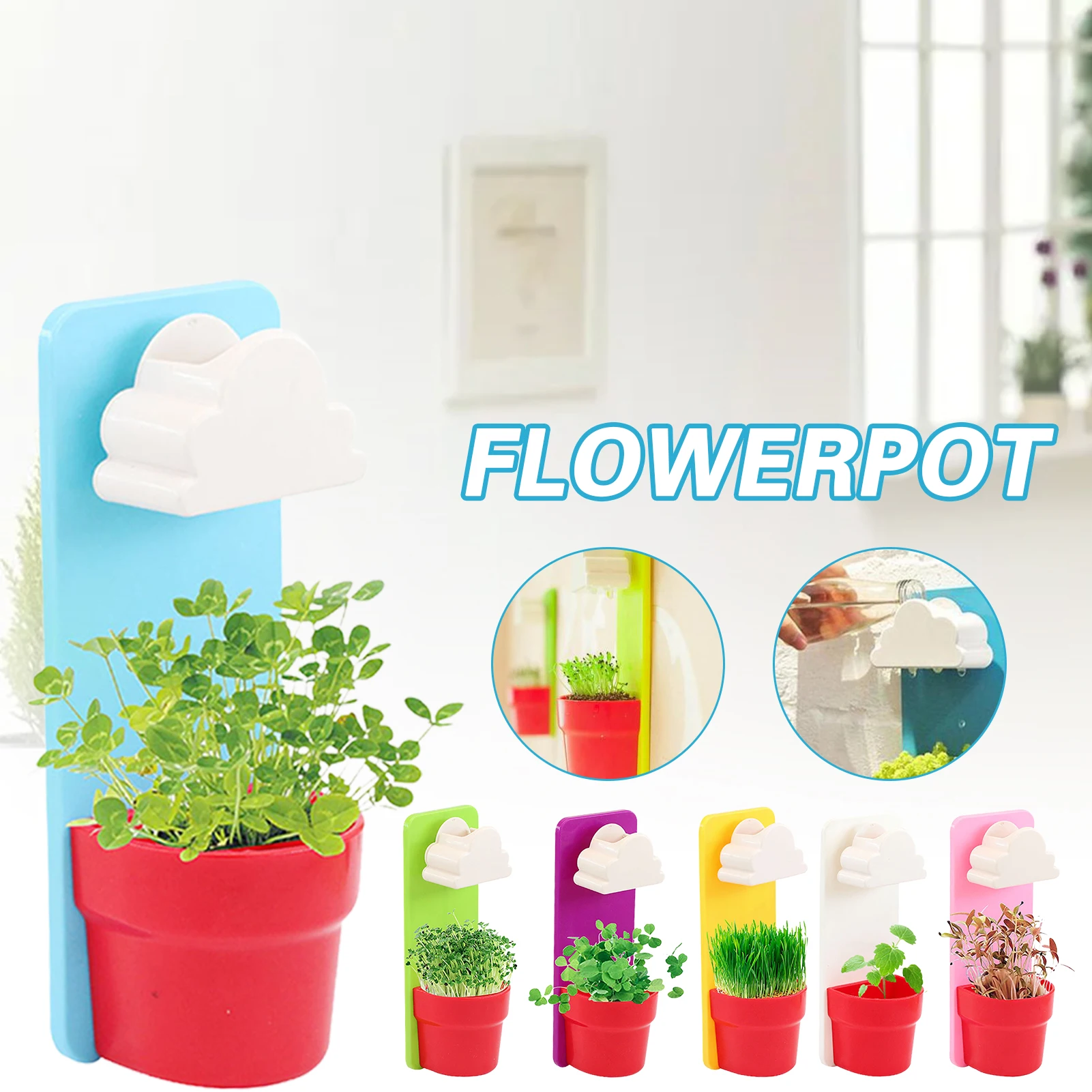 Flower Pot for plant Rainy Wall Hanging Mounted Planters Clouds Shower Watering Desktop Flowerpot Innovative Garden Accessories
Flower Pot for plant Rainy Wall Hanging Mounted Planters Clouds Shower Watering Desktop Flowerpot Innovative Garden Accessories