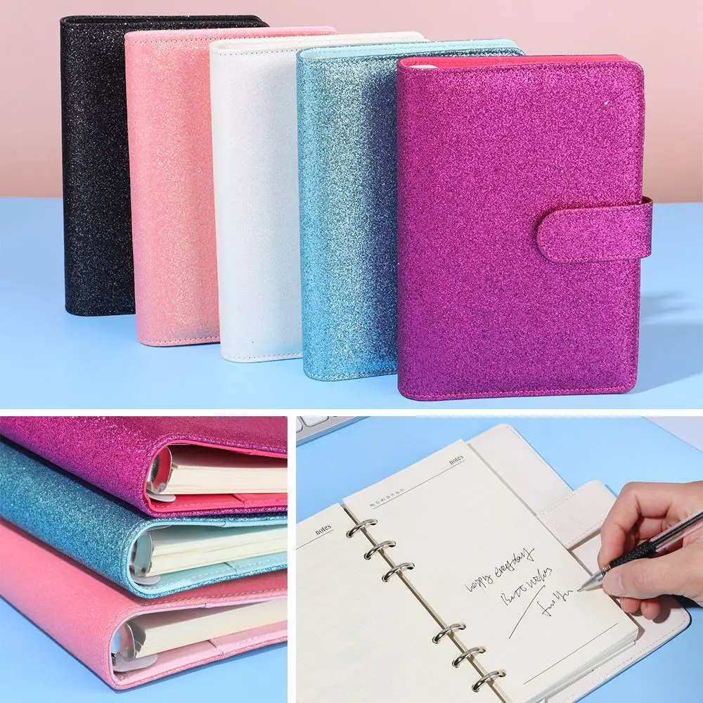 A6 Fashion Business Diary Planner Frosted Glitter PU Leather Loose Leaf Schedule Book File Folder Notebook Notepad
A6 Fashion Business Diary Planner Frosted Glitter PU Leather Loose Leaf Schedule Book File Folder Notebook Notepad