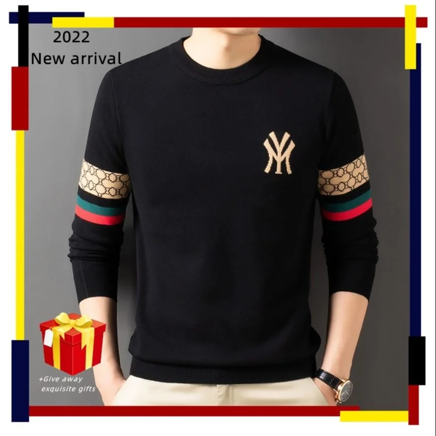 2023 Europe Luxury New Quality Sweater Men's Pullover Stripe Slim Fit Knitted Wool Autumn British Casual Men's Clothing 6 Colors
2023 Europe Luxury New Quality Sweater Men's Pullover Stripe Slim Fit Knitted Wool Autumn British Casual Men's Clothing 6 Colors