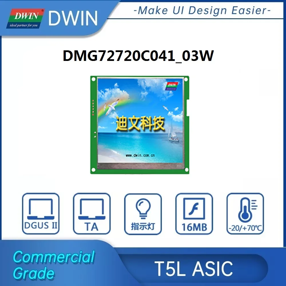 DWIN 4,1 дюймов 720 * RGB * 720,UART LCM HMI IPS-TFT-ЖК-ардуино дисплей коммерческого класса INCELL емкостная сенсорная панель DMG72720C041_03WTC
DWIN 4,1 дюймов 720 * RGB * 720,UART LCM HMI IPS-TFT-ЖК-ардуино дисплей коммерческого класса INCELL емкостная сенсорная панель DMG72720C041_03WTC