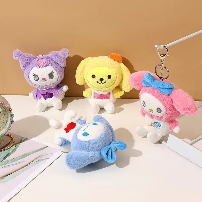 Kawaii Sanrio Plush Toys Doll Keychains Cinnamoroll Keyring Pendant Bag Kuromi Stuffed Cute Toy Decoration Gift For Girls
Kawaii Sanrio Plush Toys Doll Keychains Cinnamoroll Keyring Pendant Bag Kuromi Stuffed Cute Toy Decoration Gift For Girls