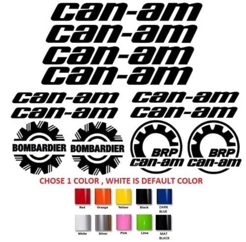 

Для 8 X CAN-AM TEAM outlander maverick логотип BRP наклейка эмблема (комплект)