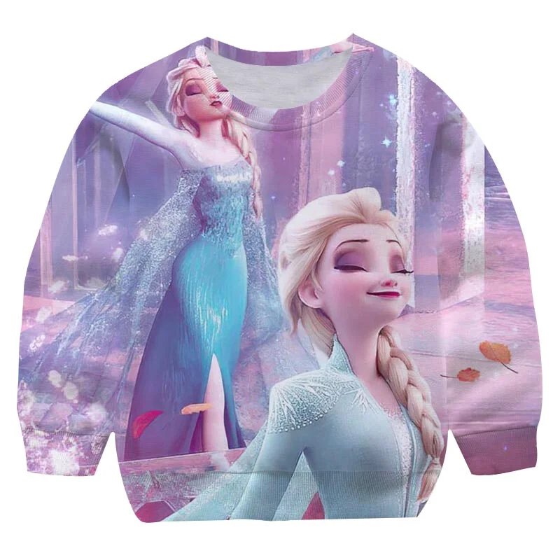 1-14Y Frozen 2 Sweatshirt Spring Autumn Elsa Anna Princess Fashion Sweatshirts Disney Series Girls Cartoon Casual O Collar Tops
1-14Y Frozen 2 Sweatshirt Spring Autumn Elsa Anna Princess Fashion Sweatshirts Disney Series Girls Cartoon Casual O Collar Tops