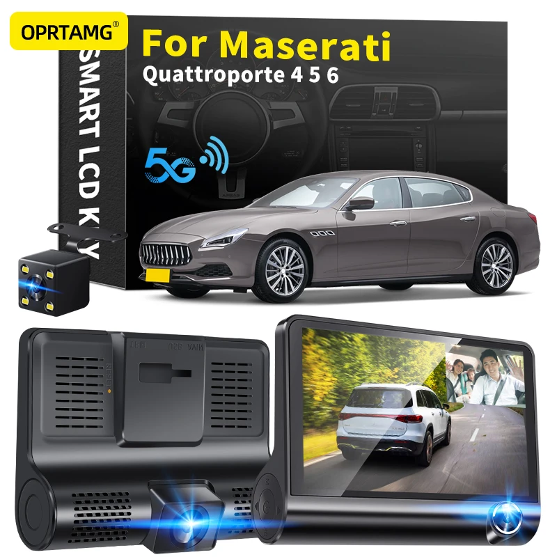 OPRTAMG Dash Cam Car DVR 3 Cameras Lens 4.0 Inch 1080P dashcam For Maserati Quattroporte 4 5 6 1994 1996 1998 1999-2021 2022
OPRTAMG Dash Cam Car DVR 3 Cameras Lens 4.0 Inch 1080P dashcam For Maserati Quattroporte 4 5 6 1994 1996 1998 1999-2021 2022