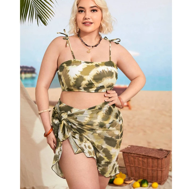 2023 New 3 Pieces Bikini Set With Skirt Sexy High waist Push up Women Swimsuit micro halter Swimwear women Oversized
2023 New 3 Pieces Bikini Set With Skirt Sexy High waist Push up Women Swimsuit micro halter Swimwear women Oversized