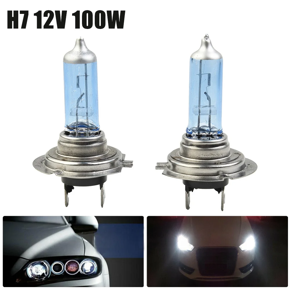 6000K 2PCS H7 12V100W Super Bright Halogen Car Headlight Bulb Halogen Lamp White Light LED Bulbs
6000K 2PCS H7 12V100W Super Bright Halogen Car Headlight Bulb Halogen Lamp White Light LED Bulbs