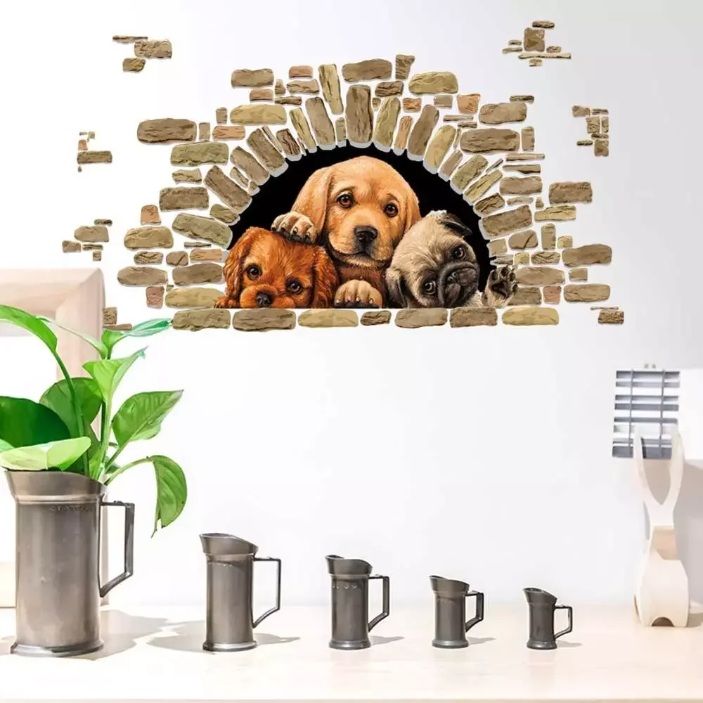 Cute three puppies Wall Stickers Bedroom living room for Home Decor kids room decals background decoration lovely dogs sticker
Cute three puppies Wall Stickers Bedroom living room for Home Decor kids room decals background decoration lovely dogs sticker