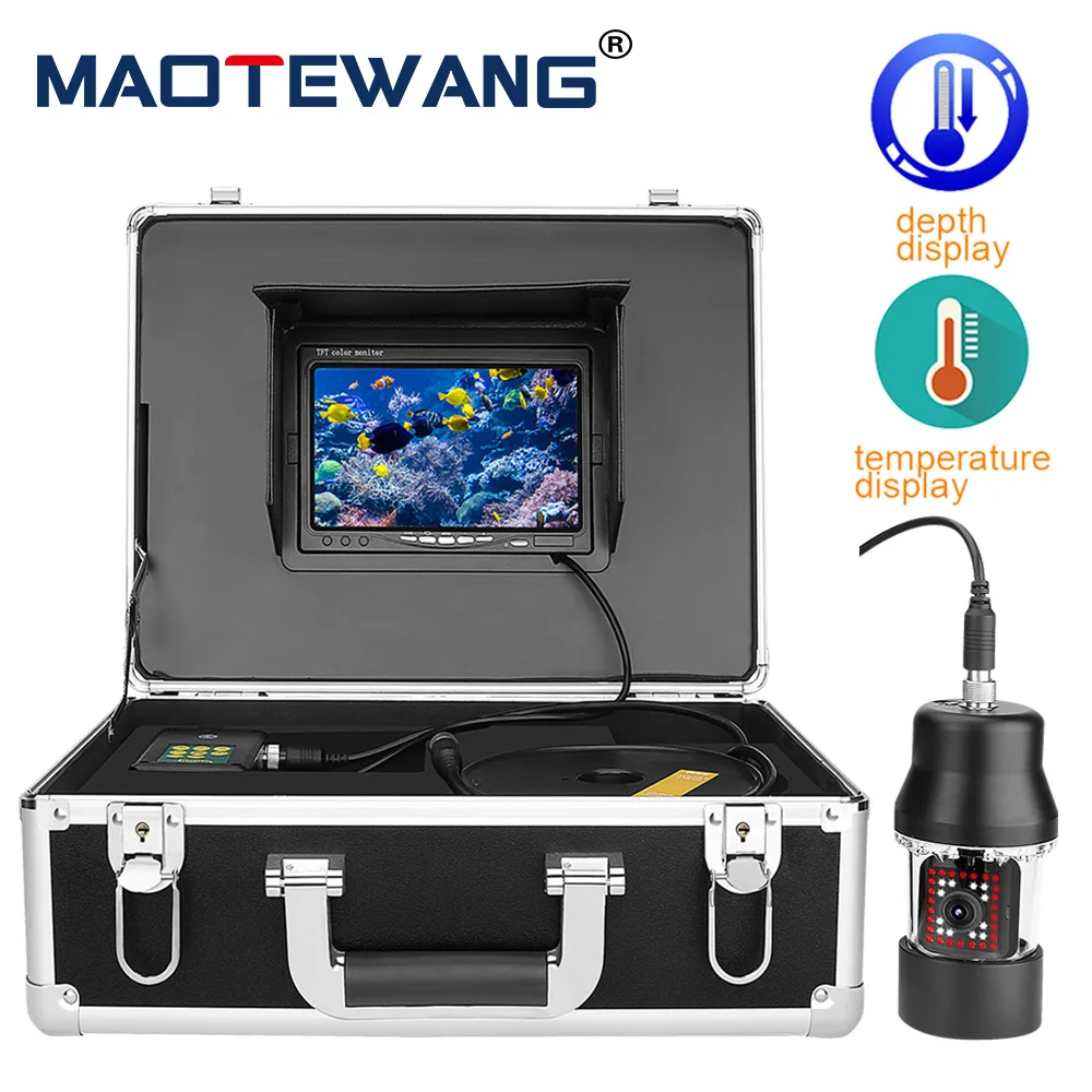 7 Inch 20m Underwater Fishing Camera Fish Finder with Depth Temperature 360 Degree Rotating Dome Rotating Panoramic viewing Ca
7 Inch 20m Underwater Fishing Camera Fish Finder with Depth Temperature 360 Degree Rotating Dome Rotating Panoramic viewing Ca