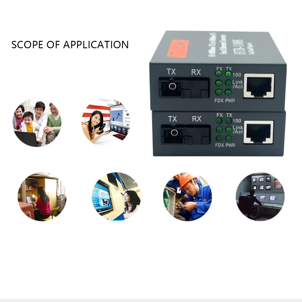 2 Pieces Network Fiber Switch Portable SC Interface Cable Power Home University Converter Module Accessories EU
2 Pieces Network Fiber Switch Portable SC Interface Cable Power Home University Converter Module Accessories EU