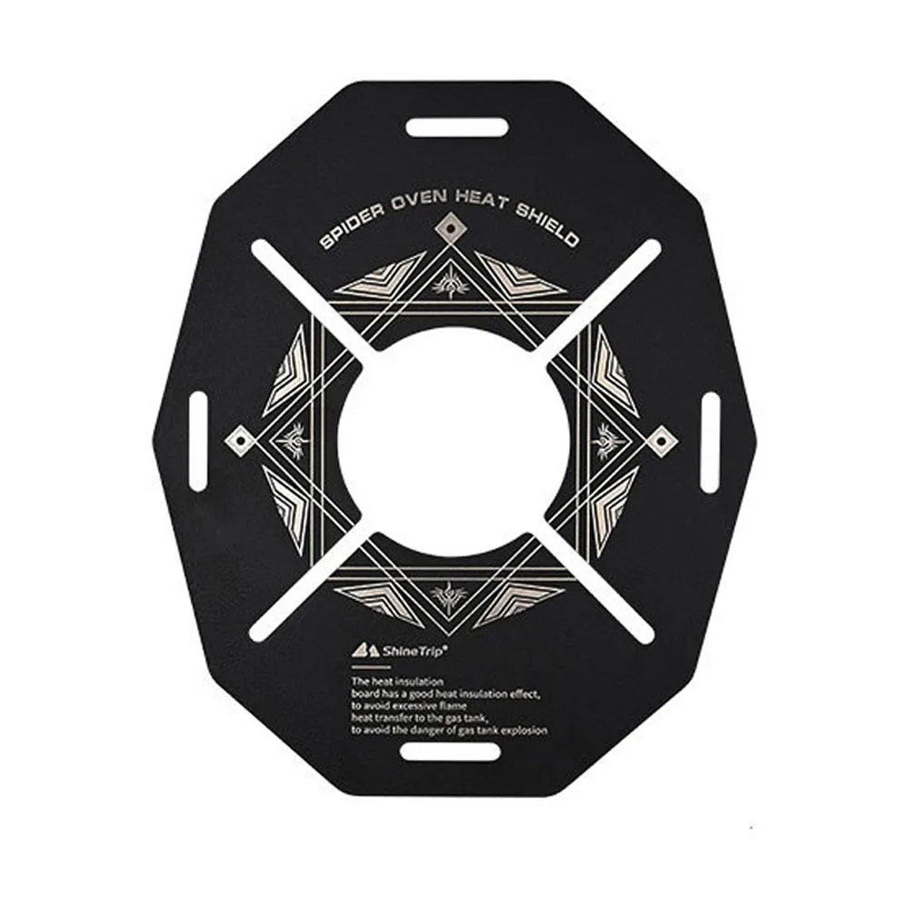 ShineTrip Camping Stove Insulation Board Stainless Steel Burner Heat Shield Anti-Scalding Hollow Design for Outdoor Camping
ShineTrip Camping Stove Insulation Board Stainless Steel Burner Heat Shield Anti-Scalding Hollow Design for Outdoor Camping