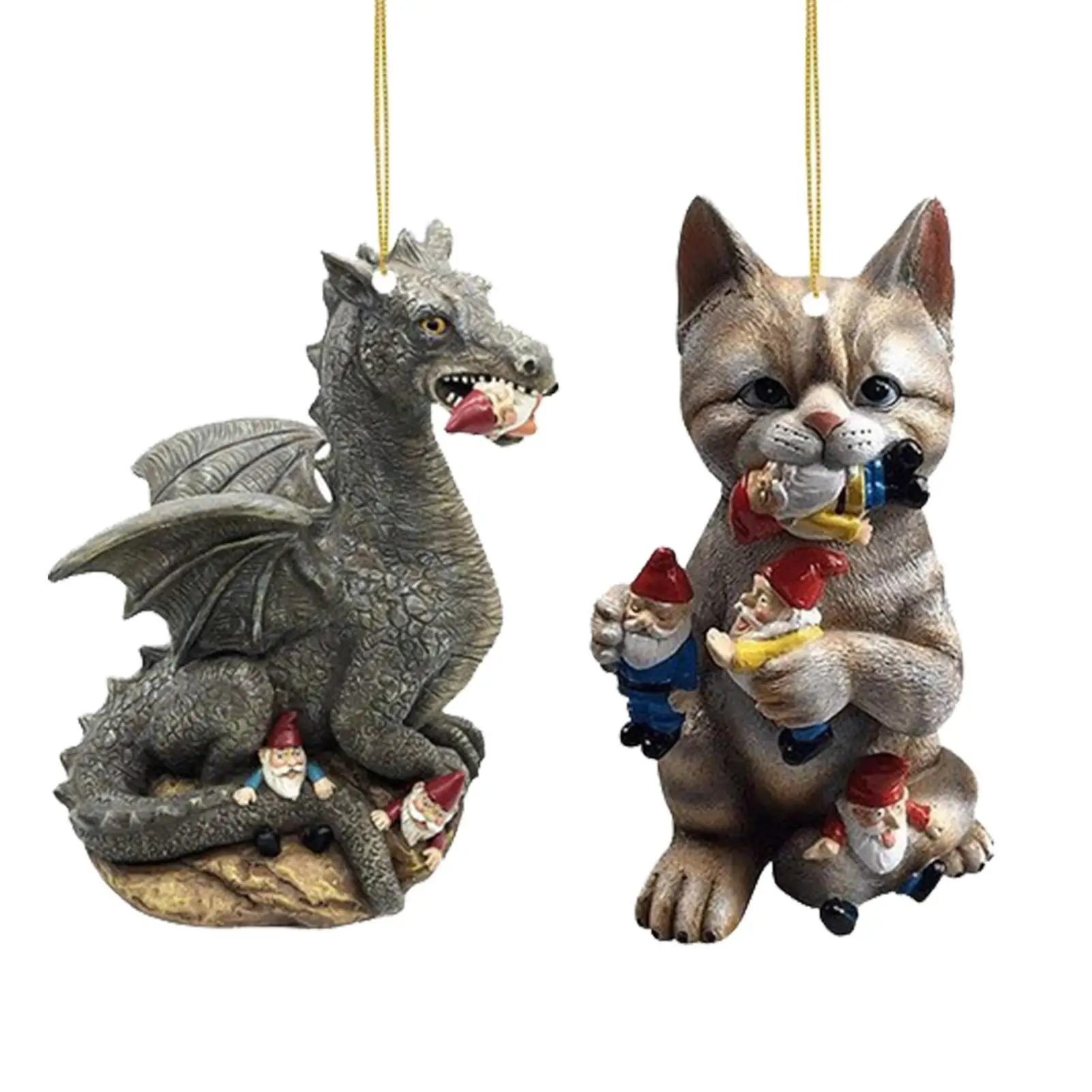 Resin Dinosaur Pendant Cute Cartoon Cat Dragon Animal Hanging Ornaments Car Rearview Drop Ornaments Christmas Outdoor Decoration
Resin Dinosaur Pendant Cute Cartoon Cat Dragon Animal Hanging Ornaments Car Rearview Drop Ornaments Christmas Outdoor Decoration
