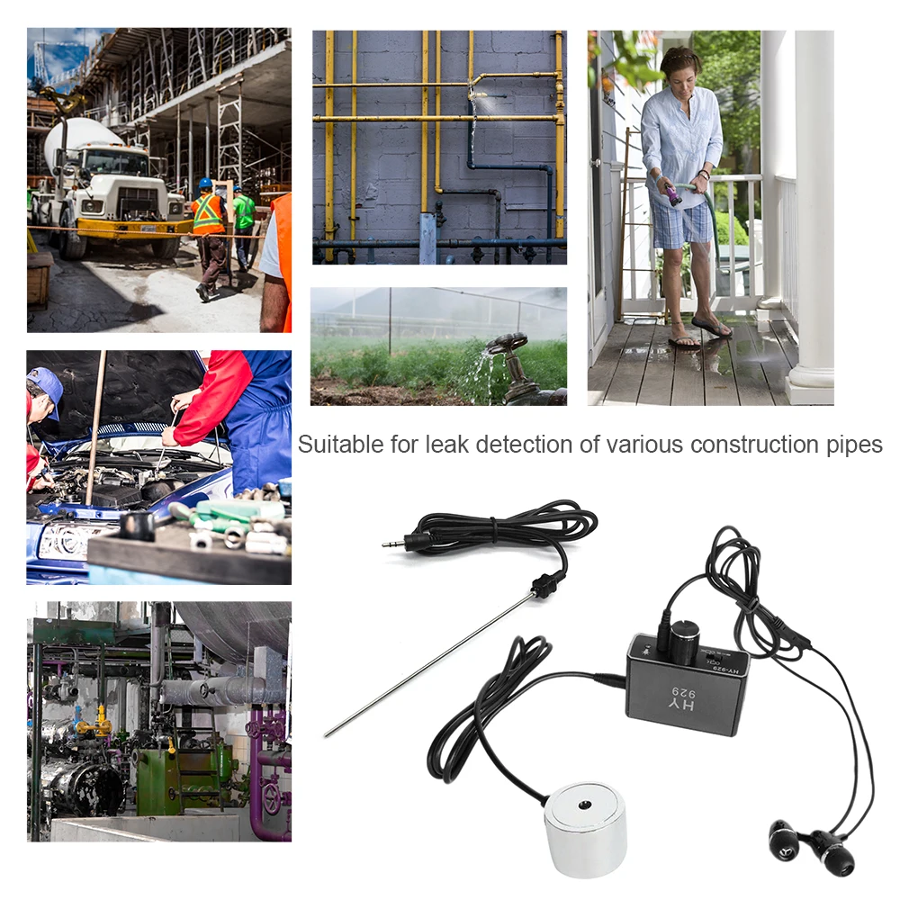 Water Pipe Leak Detector Sensor Pipe Tube Leakage Monitor Water Pipeline Locator Tester Accessories Kit with Dual Probe Earphone
Water Pipe Leak Detector Sensor Pipe Tube Leakage Monitor Water Pipeline Locator Tester Accessories Kit with Dual Probe Earphone