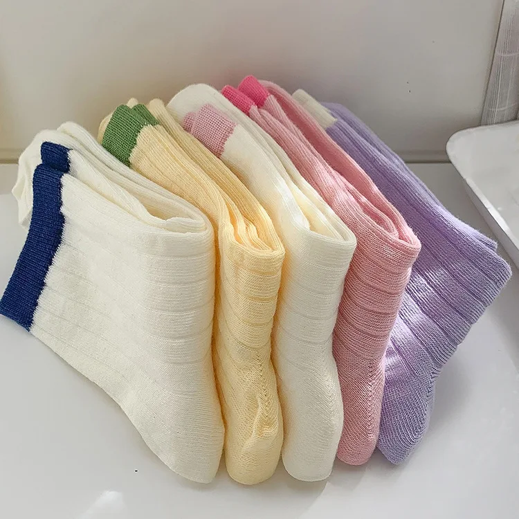 20Pairs Female Breathable Mid-tube Cotton Socks Contrast Sweet Candy Color Japanese Korean Girl Socks Sweat-absorbing Anti-odor
20Pairs Female Breathable Mid-tube Cotton Socks Contrast Sweet Candy Color Japanese Korean Girl Socks Sweat-absorbing Anti-odor