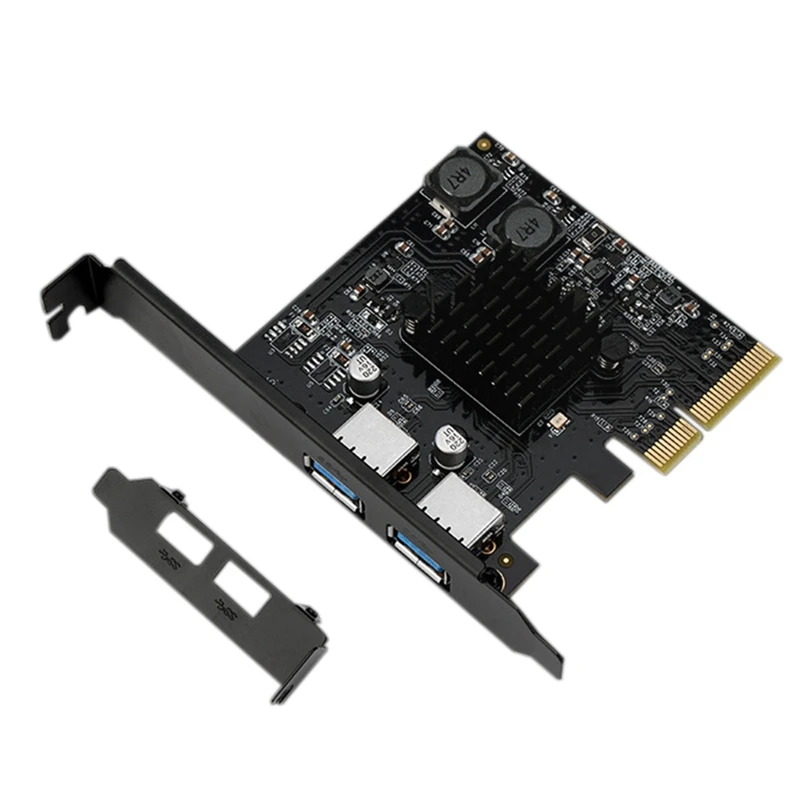 PCI-E To 2-Port USB3.1 Adapter Card USB To PCIE Express Support PCI-Ex4/X8/X16 Slot ASM3142 Chip Expansion Card
PCI-E To 2-Port USB3.1 Adapter Card USB To PCIE Express Support PCI-Ex4/X8/X16 Slot ASM3142 Chip Expansion Card