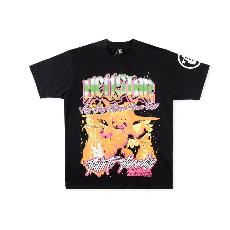 Season 6 Angel Baby Paintings Hellstar Short Sleeve T-shirt Studios Rodman Green Tee High Street Fashion Men And Women Top
Season 6 Angel Baby Paintings Hellstar Short Sleeve T-shirt Studios Rodman Green Tee High Street Fashion Men And Women Top
