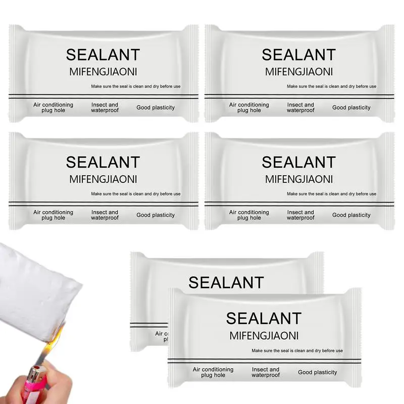 Repair Sealing Clay Waterproof Sealant For Wall Holes 6PCS Repair Sealing Clays Wall Hole Filler Mending Mud For Pipe Connection
Repair Sealing Clay Waterproof Sealant For Wall Holes 6PCS Repair Sealing Clays Wall Hole Filler Mending Mud For Pipe Connection