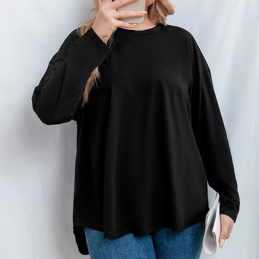 Plus Size Women Solid Long Sleeve Casul Tops Ladies Backless Round-Neck Casual Loose Blouse T Shirt Top L -4XL
Plus Size Women Solid Long Sleeve Casul Tops Ladies Backless Round-Neck Casual Loose Blouse T Shirt Top L -4XL