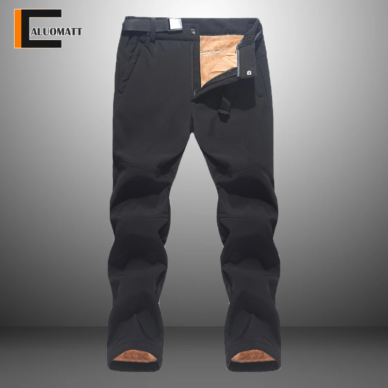 Winter Hiking Pants Men Waterproof Softshell Outdoor Fleece Trousers Male Sports Camp Climb Fish Trekking Ski Pants Sportswear
Winter Hiking Pants Men Waterproof Softshell Outdoor Fleece Trousers Male Sports Camp Climb Fish Trekking Ski Pants Sportswear